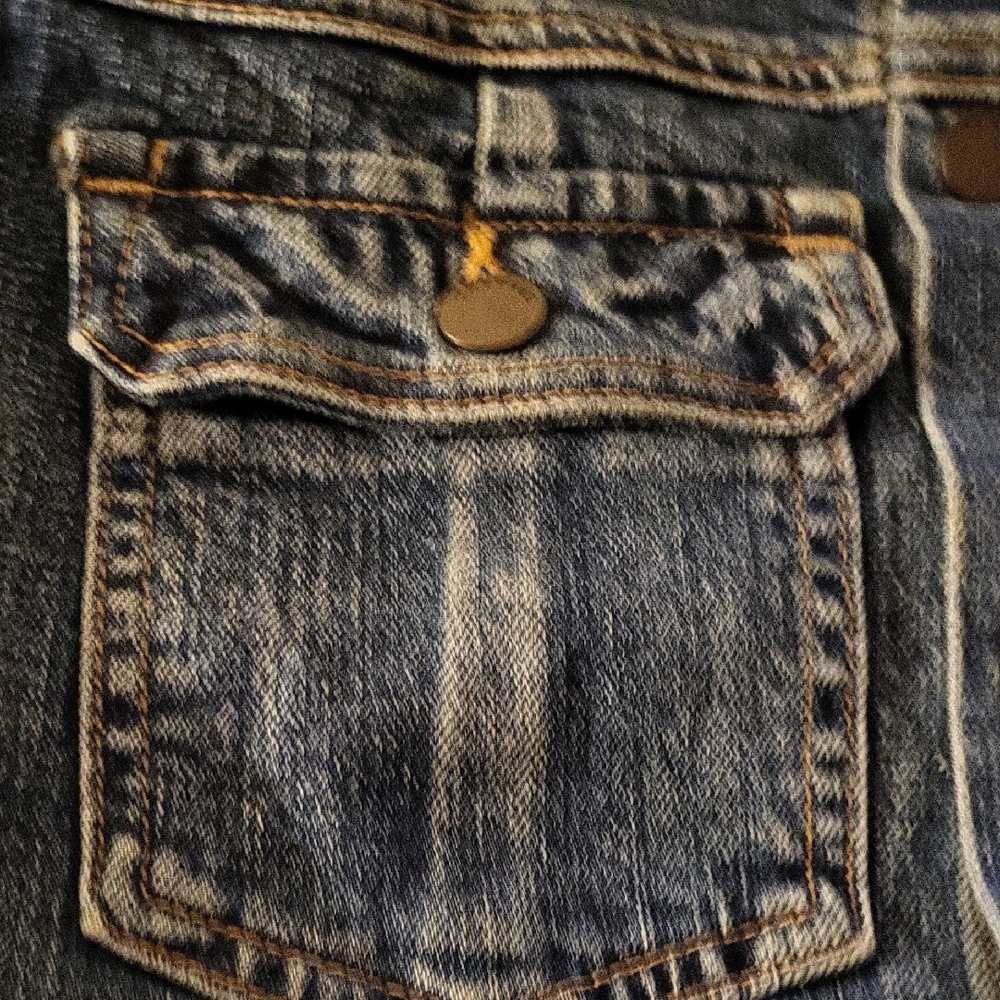 TEXTILE Elizabeth and James Blue Jean Jacket - Picture 5 of 5